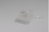 Прозрачна торбичка тип ДОЙ ПАК 100 ml с бяла капачка - 50 бр Прозрачна торбичка тип ДОЙ ПАК 100 ml с бяла капачка - 50 бр