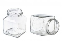 Square jar for jams 314 ml T. O 63