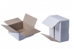 Karton beyaz kutu  3 sayfalık, 20,5 x 19,5 x 8,5- 20 adet 