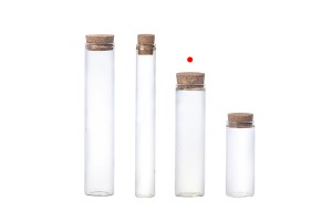 Стъклена епруветка с тапа за бонбониери за сватба или кръщене-изображение_група