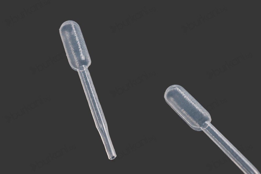 Пластмасова пипета  0,3 ml - опаковка 100 бр.-изображение_размери