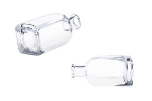 Стъклена квадратна бутилка 100 ml-2