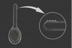 Пластмасова (PE) прозрачна лъжичка  9,1 см - 24 бр