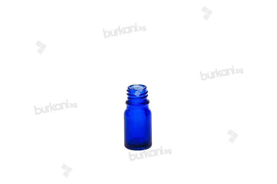 Стъклено синьо шише 5 мл за етерични  масла  PP18