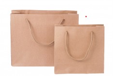 Hediyelik  kağıt çanta kahverengi 180 x 70 x 170 mm