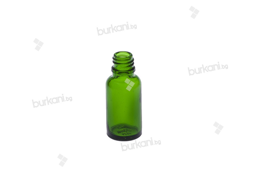 Cam şişe için esansiyel yağı 20 ml yeşil ile emzikli PP18