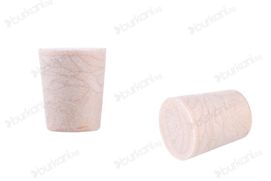 Силиконова коркова тапа  29x23,8/19,2 - за  Φ 21-изображение_продукт