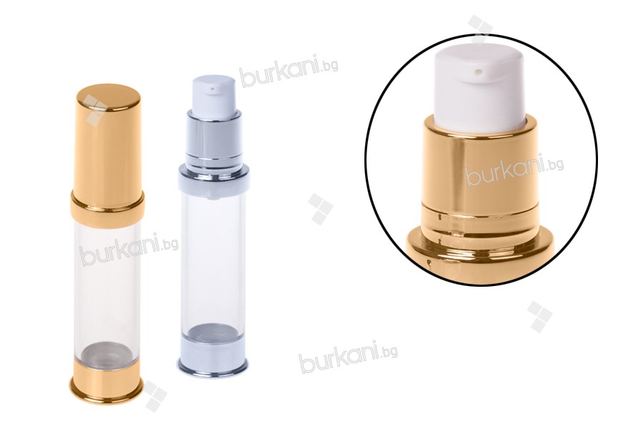 Airless plastik serum şişesi 10 ml