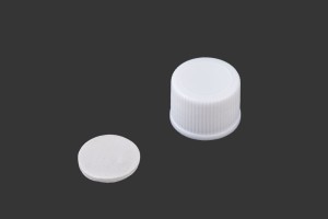 Пластмасови бели и черни капачки  PP18 с уплътнител-изображение_размери