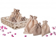 Торбички за сватбени бонбониери, с размери 90x115 mm
