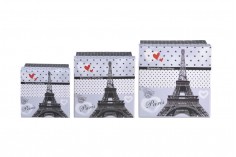  Paris (Eiffel) ya da Londra (Tower Bridge) kare Hediyelik  KUTU -S-M-L 