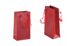 Saplı şerit 2 cm farklı renklerde tabakalı hediye kağıt çanta