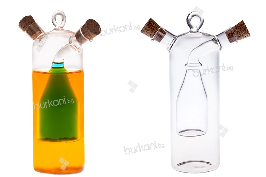 Mantar tıpalı üfleme cam şişe 314 ml 