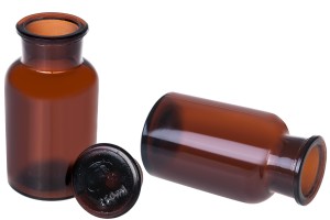 Стъклена кафява бутилка 250 мл със стъклена капачка-изображение_продукт