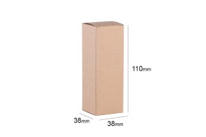 Хартиена крафт кутия с размери 38x38x110 - 20 бр. в опаковка-изображение_размери