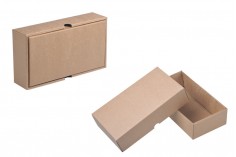 Крафт кутия за съхранение без прозорец, с размери 240x130x60mm 