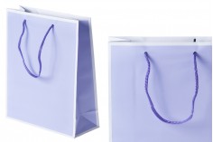 Хартиена подаръчна торбичка в 2 цвята с размери  200x80x240