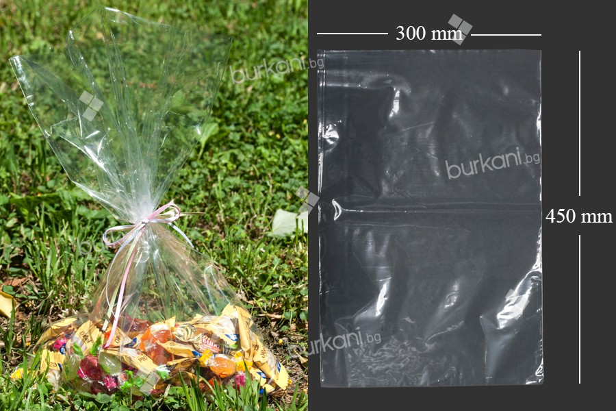 Торбичка - термосвиваемо фолио (POF shrink) с размери  300x450 mm - 1 кг 149 бр. 