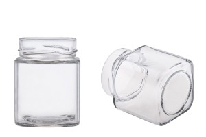 Квадратен буркан за мед 314 ml T.O 70 Deep-изображение_размери