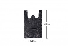 Plastik torba siyah 32 x 50 cm 