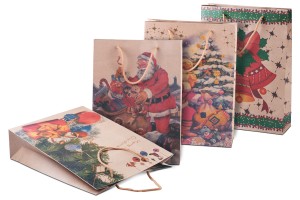 Коледни подаръчни торбички с размери  240x80x330-изображение_продукт