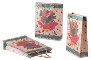 Коледни подаръчни торбички с размери  240x80x330-изображение_група