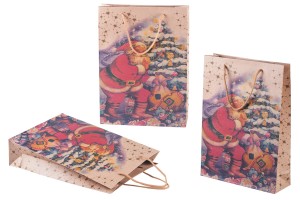 Коледни подаръчни торбички с размери  240x80x330-изображение_група