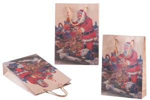 Коледни подаръчни торбички с размери  240x80x330-изображение_група