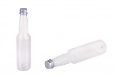 Alüminyum kapaklı 150 ml plastik şeffaf şişe