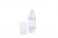 Прозрачна пластмасова опакова Airless за крем  30 ml