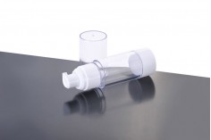 Прозрачна пластмасова опакова Airless за крем  30 ml