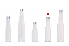 Пластмасова бутилка 100 мл с алуминиева капачка с уплътнител 