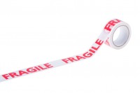 Тиксо с надпис "fragile" 48 мм ширина - 75-метрa