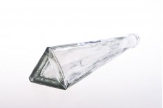 Стъклена декоративна бутилка с размери  58x60x300 - 180 ml
