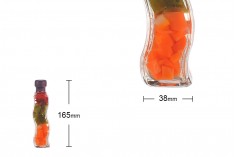 Стъклена бутилка  със зеленчуци за декориране на кухнята - 100 мл