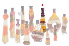 Стъклена декоративна кухненска бутилка  - 380 ml