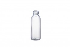 Пластмасова прозрачна  PET бутилка 55 мл за крем (масла, шампоан и др.) PP20