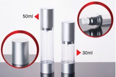 Опаковка Airless 30 ml за крем в 2 различни цвята 