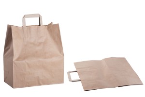 Хартиени крафт торбички с дръжки  320x160x360 mm-изображение_продукт
