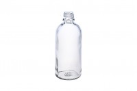 Стъклена прозрачна бутилка 100 мл за етерични масла, с гърловина PP18