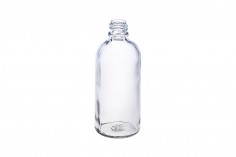 Стъклена прозрачна бутилка 100 мл за зехтин