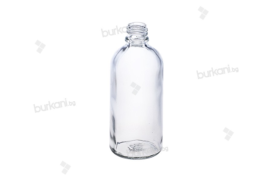 Şeffaf cam uçucu yağ şişesi 100 ml 