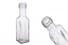 Стъклена бутилка за сватбени бонбониери 100 ml (PP 31.5) *