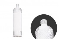 Glass bottle 1000 ml for water 