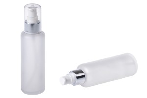 Стъклена матова бутилка 100 ml за крем или за масла  PP 24-изображение_група