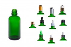 Cam yeşil uçucu yağ şişesi 50 ml