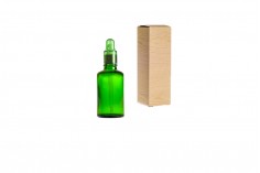 Cam yeşil uçucu yağ şişesi 50 ml