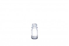 Прозрачна бутилка за етерични масла  5 ml с гърловина PP18