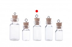 Mantar tıpalı mini cam şişe 38, 8 x 11, 85 mm