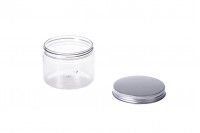 PET jars with aluminum caps category
